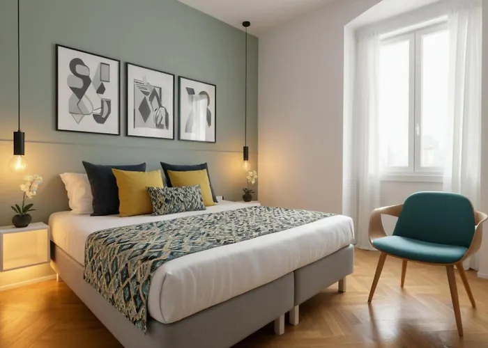 Daire Stylish Persian Blue With Private Bath And Wifi *